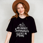 My Favorite Swimmer Calls Me Mom - Swimming Unisex Crewneck T-Shirt Sweatshirt Hoodie