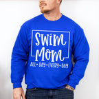 Swim Mom All Day Every Day - Swimming Unisex Crewneck T-Shirt Sweatshirt Hoodie