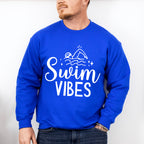 Swim Vibes - Swimming Unisex Crewneck T-Shirt Sweatshirt Hoodie