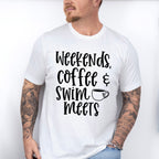 Weekends' Coffee Swim Meets - Swimming Unisex Crewneck T-Shirt Sweatshirt Hoodie