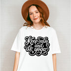 Keep Calm And Do Yoga - Yoga Unisex Crewneck T-Shirt Sweatshirt Hoodie