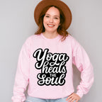 Yoga Heals The Souls - Yoga Unisex Crewneck T-Shirt Sweatshirt Hoodie