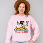 Friday Yoga - Yoga Unisex Crewneck T-Shirt Sweatshirt Hoodie