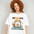 Nameowste The State Of Purrvana - Yoga Unisex Crewneck T-Shirt Sweatshirt Hoodie