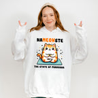 Nameowste The State Of Purrvana - Yoga Unisex Crewneck T-Shirt Sweatshirt Hoodie
