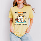 Nameowste The State Of Purrvana - Yoga Unisex Crewneck T-Shirt Sweatshirt Hoodie