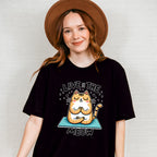 Live In The Meow - Yoga Unisex Crewneck T-Shirt Sweatshirt Hoodie