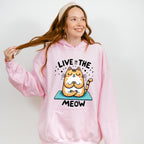 Live In The Meow - Yoga Unisex Crewneck T-Shirt Sweatshirt Hoodie