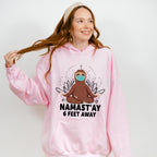 Namast'ay 6 Feet Away - Yoga Unisex Crewneck T-Shirt Sweatshirt Hoodie