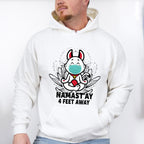 Namast'ay 4 Feet Away - Yoga Unisex Crewneck T-Shirt Sweatshirt Hoodie