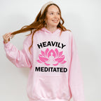 Heavily Meditated - Yoga Unisex Crewneck T-Shirt Sweatshirt Hoodie