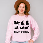 Cat Yoga - Yoga Unisex Crewneck T-Shirt Sweatshirt Hoodie