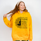 What You Think You Create - Yoga Unisex Crewneck T-Shirt Sweatshirt Hoodie