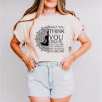 What You Think You Create - Yoga Unisex Crewneck T-Shirt Sweatshirt Hoodie