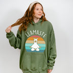 LLAMASTE Retro Sunset Design - Yoga Unisex Crewneck T-Shirt Sweatshirt Hoodie