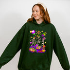 Funny Skeleton - Mardi Gras Unisex Crewneck T-Shirt Sweatshirt Hoodie