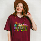 Teacher Mardi Gras Design - Mardi Gras Unisex Crewneck T-Shirt Sweatshirt Hoodie