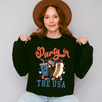 Party In The USA 4th Of July Unisex Crewneck T-Shirt Sweatshirt Hoodie