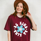 Be Kind Flower Design - Anti Bullying Unisex Crewneck T-Shirt Sweatshirt Hoodie