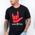 Choose Kindness End Bullying - Anti Bullying Unisex Crewneck T-Shirt Sweatshirt Hoodie
