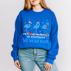 In November We Wear Blue Flamingo - Diabetes Unisex Crewneck T-Shirt Sweatshirt Hoodie