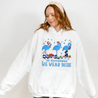 In November We Wear Blue Flamingo - Diabetes Unisex Crewneck T-Shirt Sweatshirt Hoodie