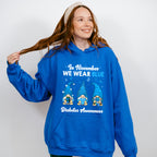 In November We Wear Blue Gnome - Diabetes Unisex Crewneck T-Shirt Sweatshirt Hoodie