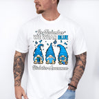 In November We Wear Blue Gnome - Diabetes Unisex Crewneck T-Shirt Sweatshirt Hoodie