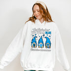 In November We Wear Blue Gnome - Diabetes Unisex Crewneck T-Shirt Sweatshirt Hoodie