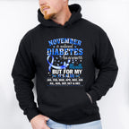 National Diabetes Month - Diabetes Unisex Crewneck T-Shirt Sweatshirt Hoodie