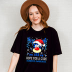 Hope For A Cure - Diabetes Unisex Crewneck T-Shirt Sweatshirt Hoodie