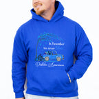 November We Wear Blue Car Design - Diabetes Unisex Crewneck T-Shirt Sweatshirt Hoodie