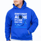 Don't Fight Alone - Diabetes Unisex Crewneck T-Shirt Sweatshirt Hoodie