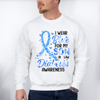 I Wear Blue For My Son In Law - Diabetes Unisex Crewneck T-Shirt Sweatshirt Hoodie