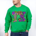 Texas TX Mardi Gras Design - Mardi Gras Unisex Crewneck T-Shirt Sweatshirt Hoodie