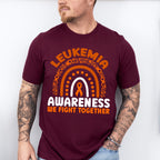 We Fight Together Leukemia Awareness - Leukemia Unisex Crewneck T-Shirt Sweatshirt Hoodie
