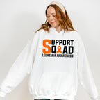 Support Squad Leukemia Awareness - Leukemia Unisex Crewneck T-Shirt Sweatshirt Hoodie