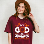 My God Is Stronger - Leukemia Unisex Crewneck T-Shirt Sweatshirt Hoodie