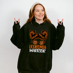 Leukemia Warrior Girl Design - Leukemia Unisex Crewneck T-Shirt Sweatshirt Hoodie