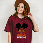 Leukemia Warrior Sunglasses Design - Leukemia Unisex Crewneck T-Shirt Sweatshirt Hoodie