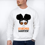 Leukemia Warrior Sunglasses Design - Leukemia Unisex Crewneck T-Shirt Sweatshirt Hoodie