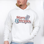 Stars And Stripes 4th Of July Unisex Crewneck T-Shirt Sweatshirt Hoodie