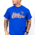 Stars And Stripes 4th Of July Unisex Crewneck T-Shirt Sweatshirt Hoodie
