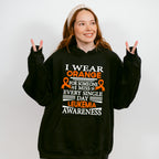 I Wear Orange For Someone I Miss - Leukemia Unisex Crewneck T-Shirt Sweatshirt Hoodie