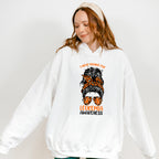 Wear Orange Girl Design - Leukemia Unisex Crewneck T-Shirt Sweatshirt Hoodie