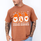 Gnome One Fights Alone - Leukemia Unisex Crewneck T-Shirt Sweatshirt Hoodie