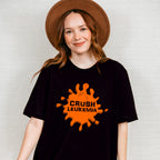 Crush Leukemia Splash Design - Leukemia Unisex Crewneck T-Shirt Sweatshirt Hoodie