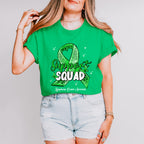 Support Squad Cancer Awareness - Lymphoma Unisex Crewneck T-Shirt Sweatshirt Hoodie