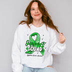 Support Squad Cancer Awareness - Lymphoma Unisex Crewneck T-Shirt Sweatshirt Hoodie