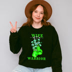 Wife of a Warrior - Lymphoma Unisex Crewneck T-Shirt Sweatshirt Hoodie